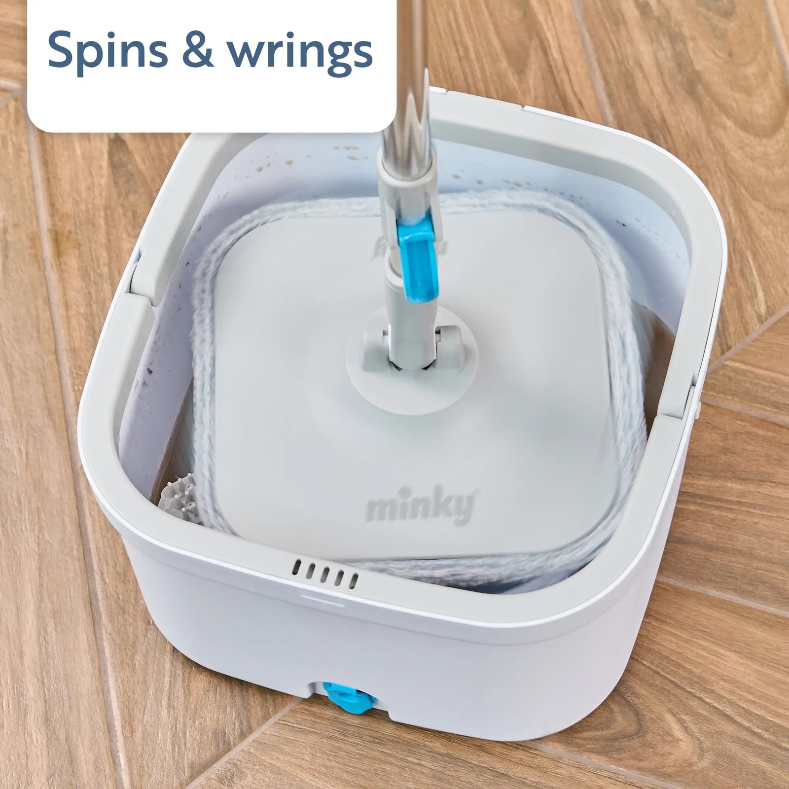 Minky Everyday Spin Mop & Bucket with Replacement Head - Image 3
