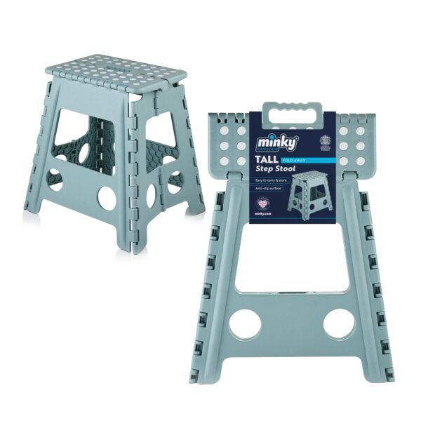Minky Tall Fold Away Step Stool
