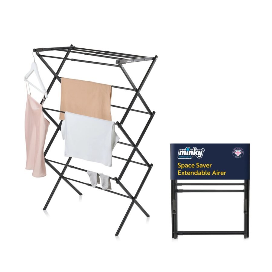 Minky 3 Tier Space Saver Extendable 8m Clothes & Laundry Airer