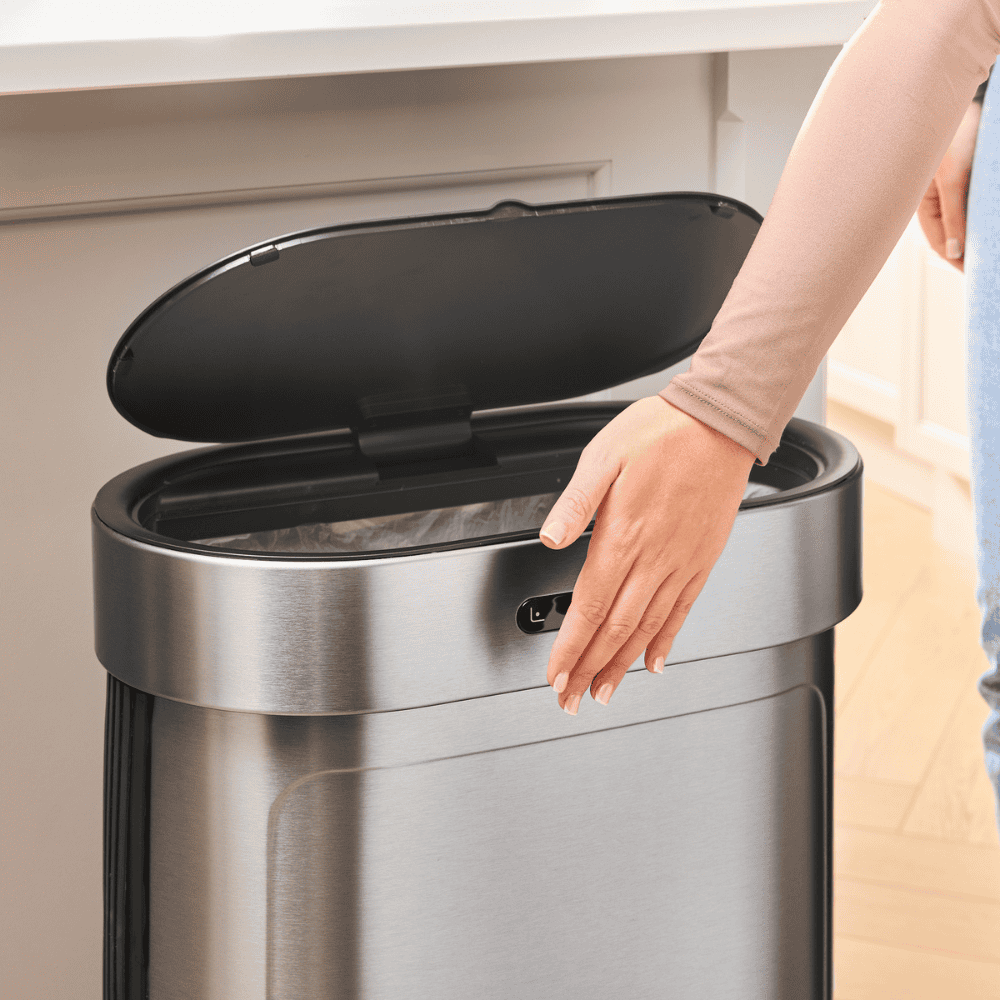 Minky 55L Stainless Steel Sensor Bin with Liners - Image 3